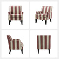 Akorda French Country Armchair with Nailhead Detailing and Sturdy Solid Wood Legs by HULALA HOME