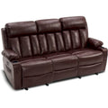 MCombo Faux Leather Electric Reclining Sofa with Heat and Massage - Models 6095/6075/6077