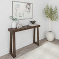 Classic 46-Inch Plank and Beam Console Table