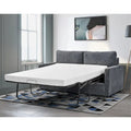 Manchester 70-Inch Square Arm Sofa Bed in Polyester Corduroy