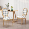Set of 2 Phinnaeus French Country Fabric Dining Chairs by Christopher Knight Home
