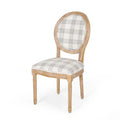Set of 2 Phinnaeus French Country Fabric Dining Chairs by Christopher Knight Home