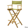 30-Inch Director's Chair with Natural Frame