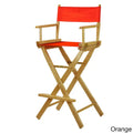 30-Inch Director's Chair with Natural Frame