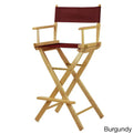 30-Inch Director's Chair with Natural Frame