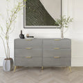 CraftPorch Modern 6-Drawer Wooden Dresser