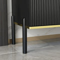 Pop-Up Door Sideboard Dresser Cabinet - Storage Console for TV