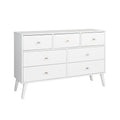Prepac Milo 7-Drawer Dresser in Mid-Century Modern Style