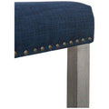 Set of 2 Jameson Gray Upholstered Polyester 29-Inch Bar Stools
