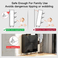 Black Shoe Storage Cabinet with Dual Flip Drawers - Entryway Shoe Rack