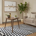 Satin Walnut Triangle Table by Space Savers