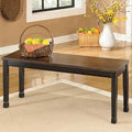 Signature Design by Ashley 'Owingsville' Black and Brown Dining Bench