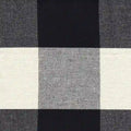 Set of 2 HomePop Black Plaid Parsons Dining Chairs