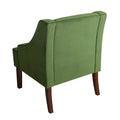 Porch & Den Lyric Velvet Swoop Arm Accent Chair" could be rewritten as "Lyric Velvet Swoop Arm Accent Chair by Porch & Den.