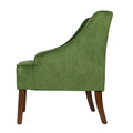 Porch & Den Lyric Velvet Swoop Arm Accent Chair" could be rewritten as "Lyric Velvet Swoop Arm Accent Chair by Porch & Den.