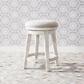 Distressed White 4-Piece Modern Farmhouse Flea Market Set