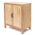 Farmhouse Style 2-Door Storage Cabinet with Shelves – Perfect for Living Room, Kitchen, or Entryway
