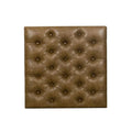 HomePop Draper Square Upholstered Cocktail Ottoman with Button-Tufted Top