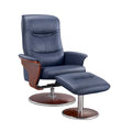 Artiva USA Milano Recliner Chair and Ottoman Set