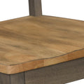 Lindsey Farm 7-Piece Trestle Table Set in Gray and Sandstone