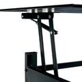 Black Glass Lift-Top Coffee Table