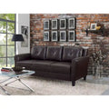 iLounge Harvard Faux Leather Couch