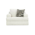 Signature Design by Ashley Karinne Oversized Linen Chair - Dimensions: 51" W x 41" D x 39" H