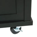 Versatile Drop-Leaf Kitchen Island Cart with 3 Drawers