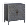 Chanters Solid Wood 2-Door Decorative Cabinet