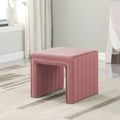 HomePop Contemporary Channel-Designed Ottoman