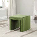 HomePop Contemporary Channel-Designed Ottoman