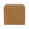HomePop Contemporary Channel-Designed Ottoman