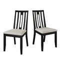 CraftPorch Modern Wooden Dining Chair Set (2 Pieces) - N/A
