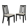 CraftPorch Modern Wooden Dining Chair Set (2 Pieces) - N/A