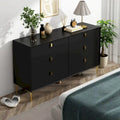 Mid-Century 6-Drawer Storage Dresser Chest Sideboard