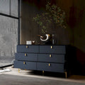 Mid-Century 6-Drawer Storage Dresser Chest Sideboard