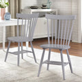Set of 2 Venice Solid Wood Spindle Dining Chairs by Simple Living