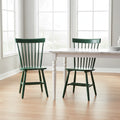 Set of 2 Venice Solid Wood Spindle Dining Chairs by Simple Living