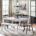 Set of 2 Venice Solid Wood Spindle Dining Chairs by Simple Living