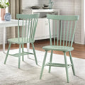Set of 2 Venice Solid Wood Spindle Dining Chairs by Simple Living