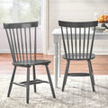 Set of 2 Venice Solid Wood Spindle Dining Chairs by Simple Living