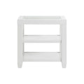 Cordero 16-Inch Wide Wood and Glass Top Chairside End Table with Shelf Storage