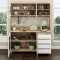 Multi-Functional Sideboard: Wine and Tea Cabinet, Kitchen Cupboard, Buffet Storage