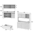 Multi-Functional Sideboard: Wine and Tea Cabinet, Kitchen Cupboard, Buffet Storage