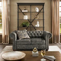 iNSPIRE Q Artisan Knightsbridge Tufted Chesterfield Loveseat