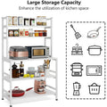 5-Tier Kitchen Baker's Rack with Storage - Microwave Oven Cart
