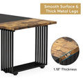 Contemporary 70.8-Inch White Dining Table for 6-8 Guests