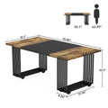 Contemporary 70.8-Inch White Dining Table for 6-8 Guests