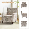 HULALA HOME Samouel Contemporary Floral Wingback Armchair