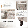 HULALA HOME Samouel Contemporary Floral Wingback Armchair